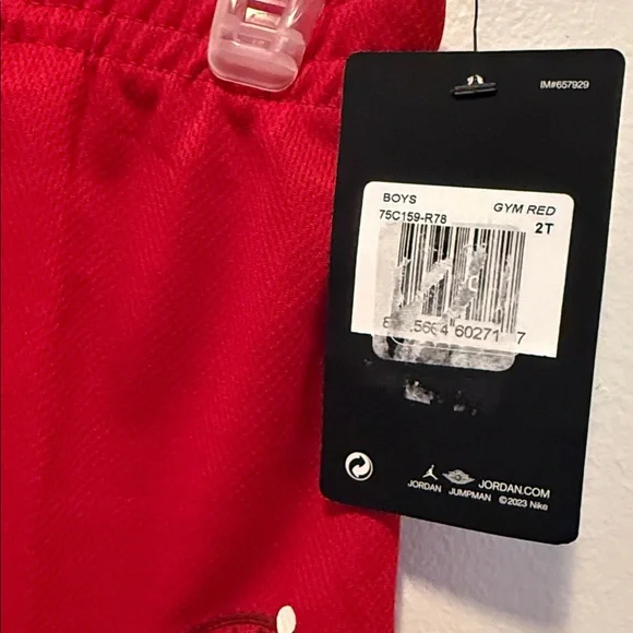Jordan Toddler Boys' Gym Red Shorts - Picture 4 of 5